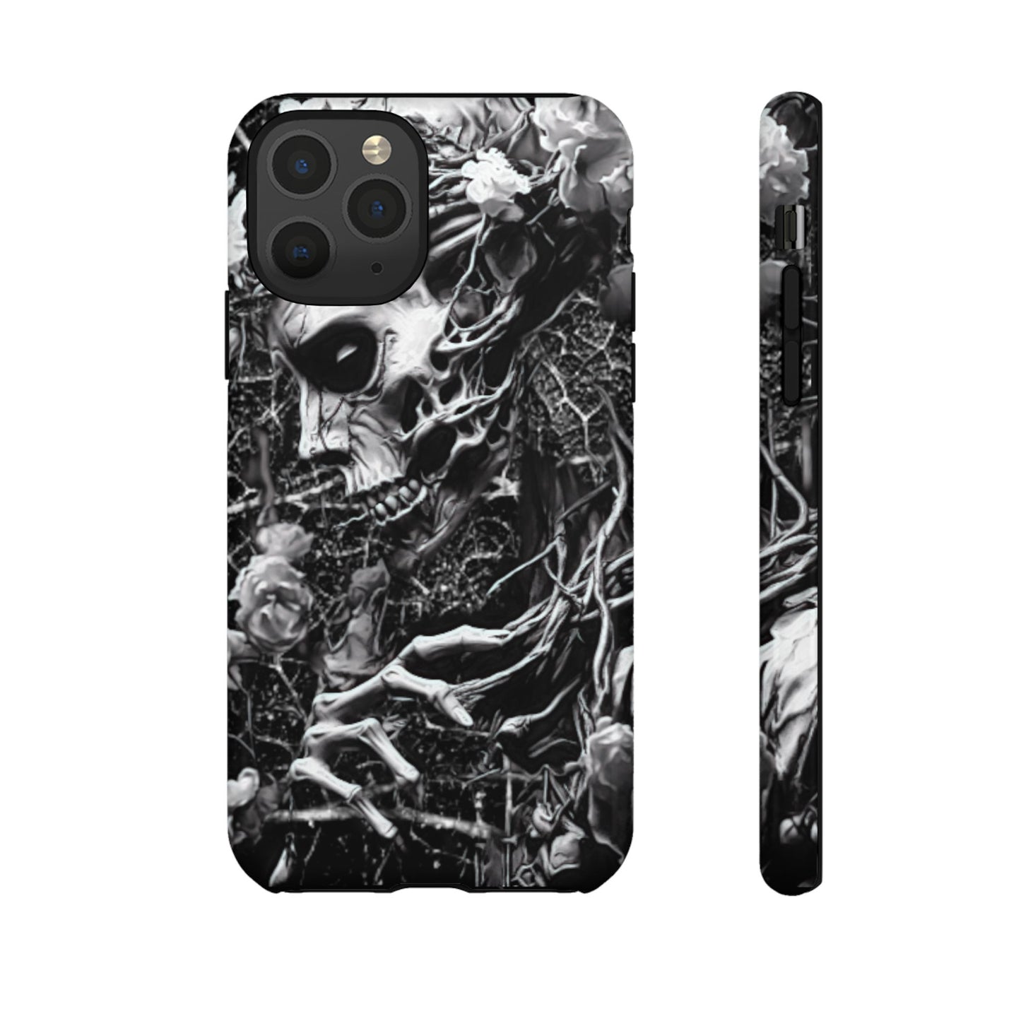 Vines Skull Face Tough Phone Case