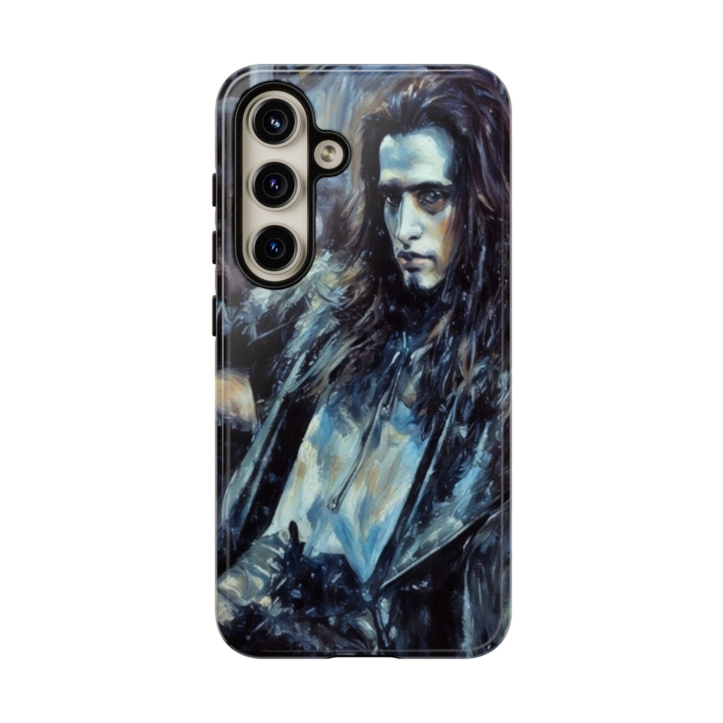 Enigmatic Goth Man Tough Phone Case