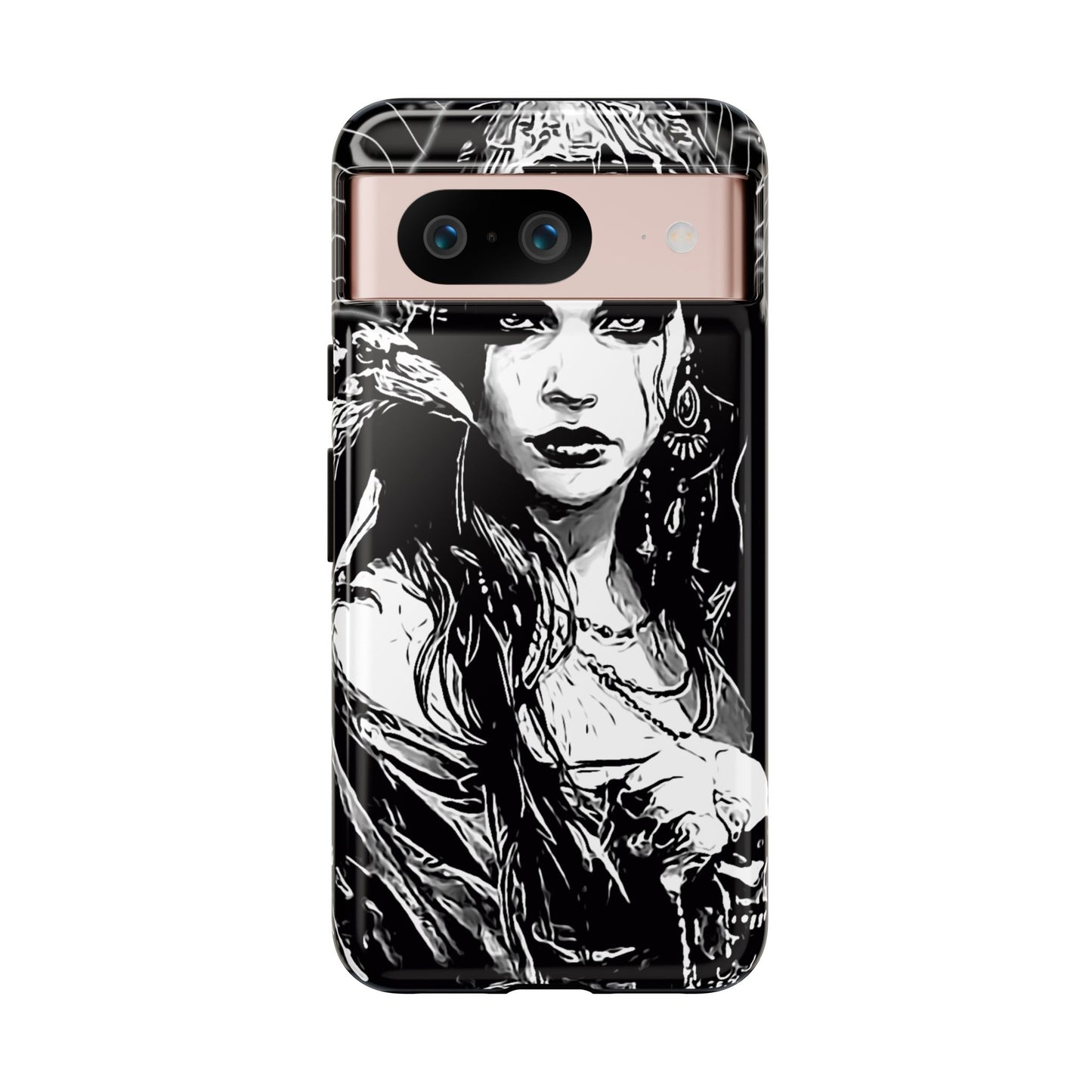 Raven Girl Tough Phone Case