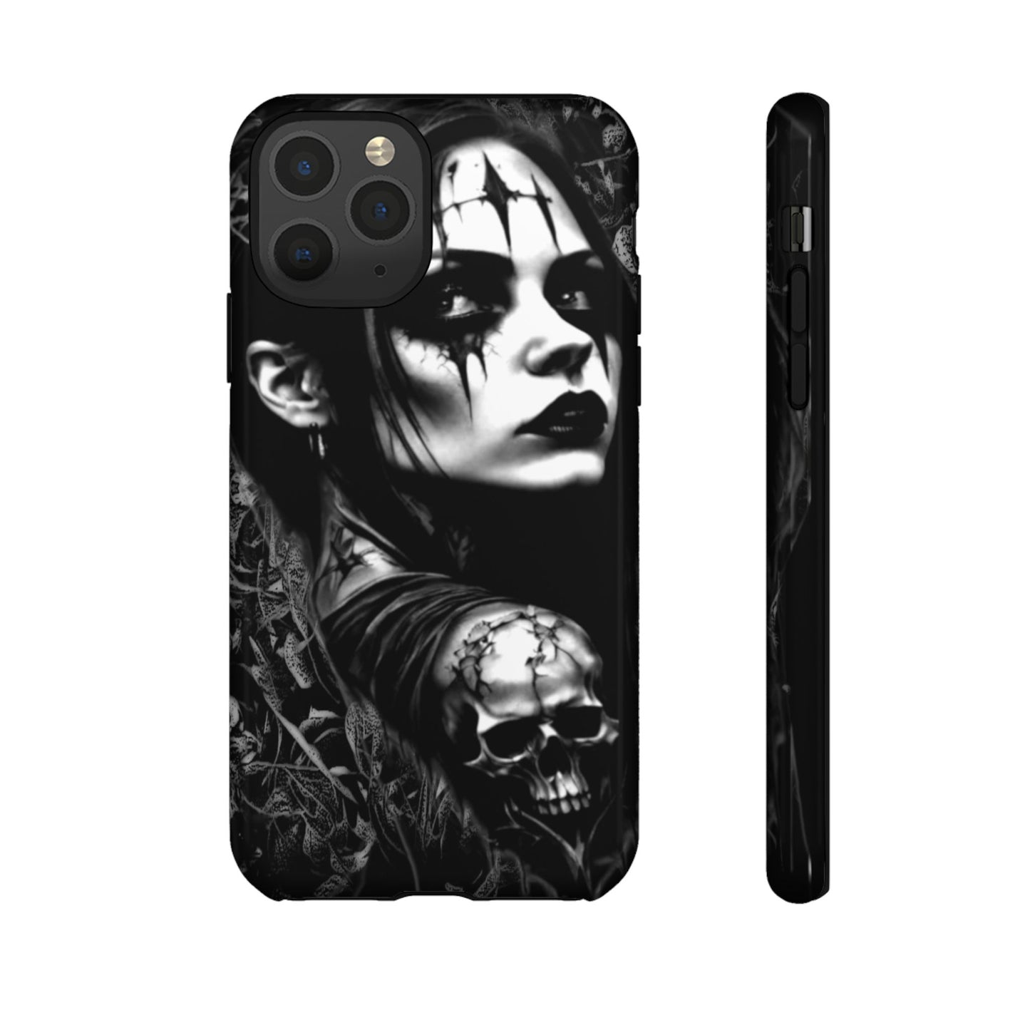 Mysterious Goth Girl Tough Phone Case