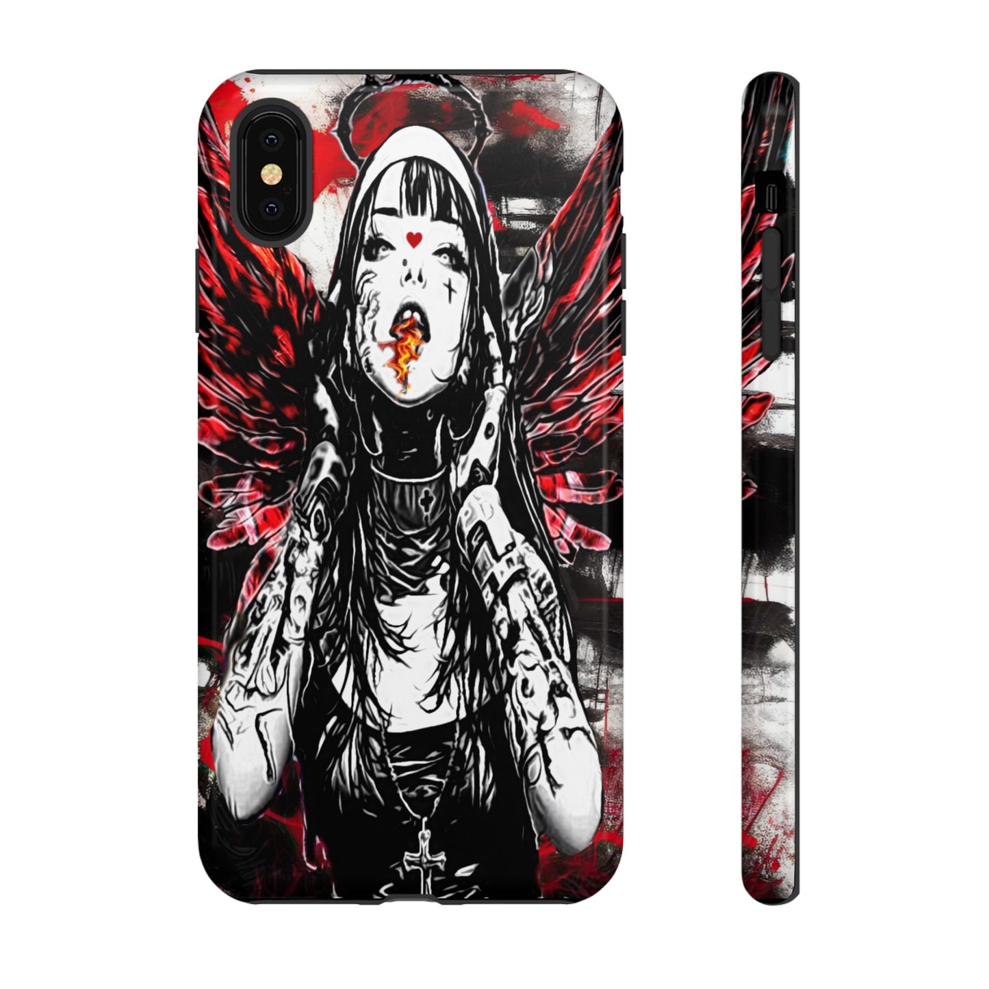 Naughty Angel Nun Tough Phone Case