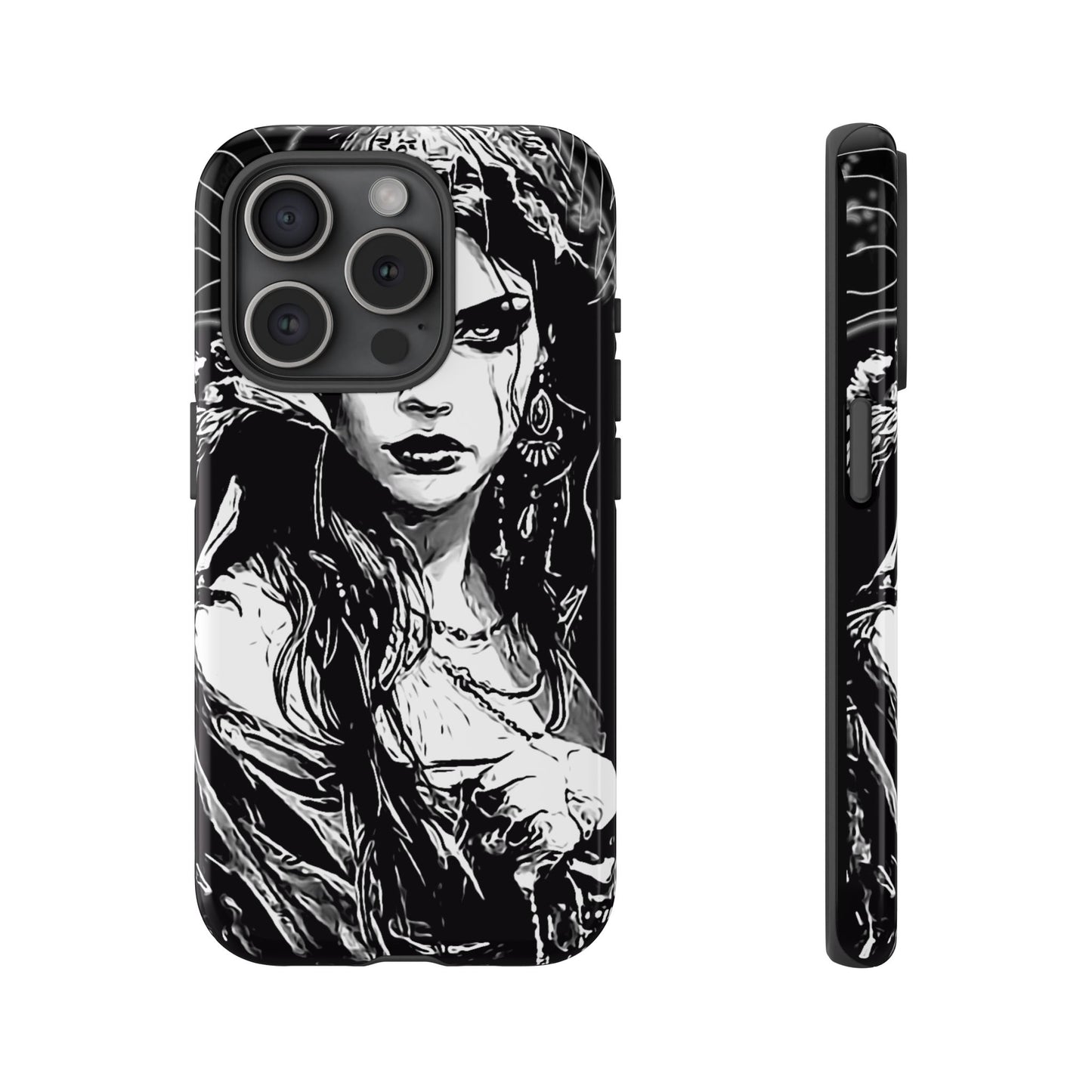 Raven Girl Tough Phone Case