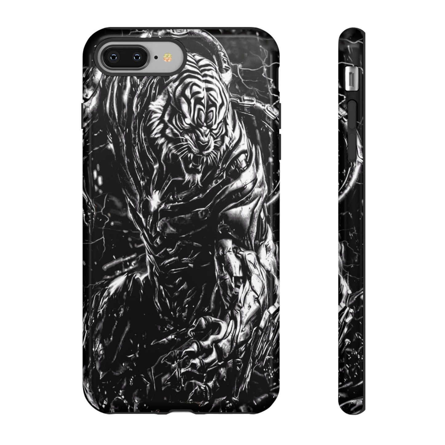 Cyborg Tiger Tough Phone Case