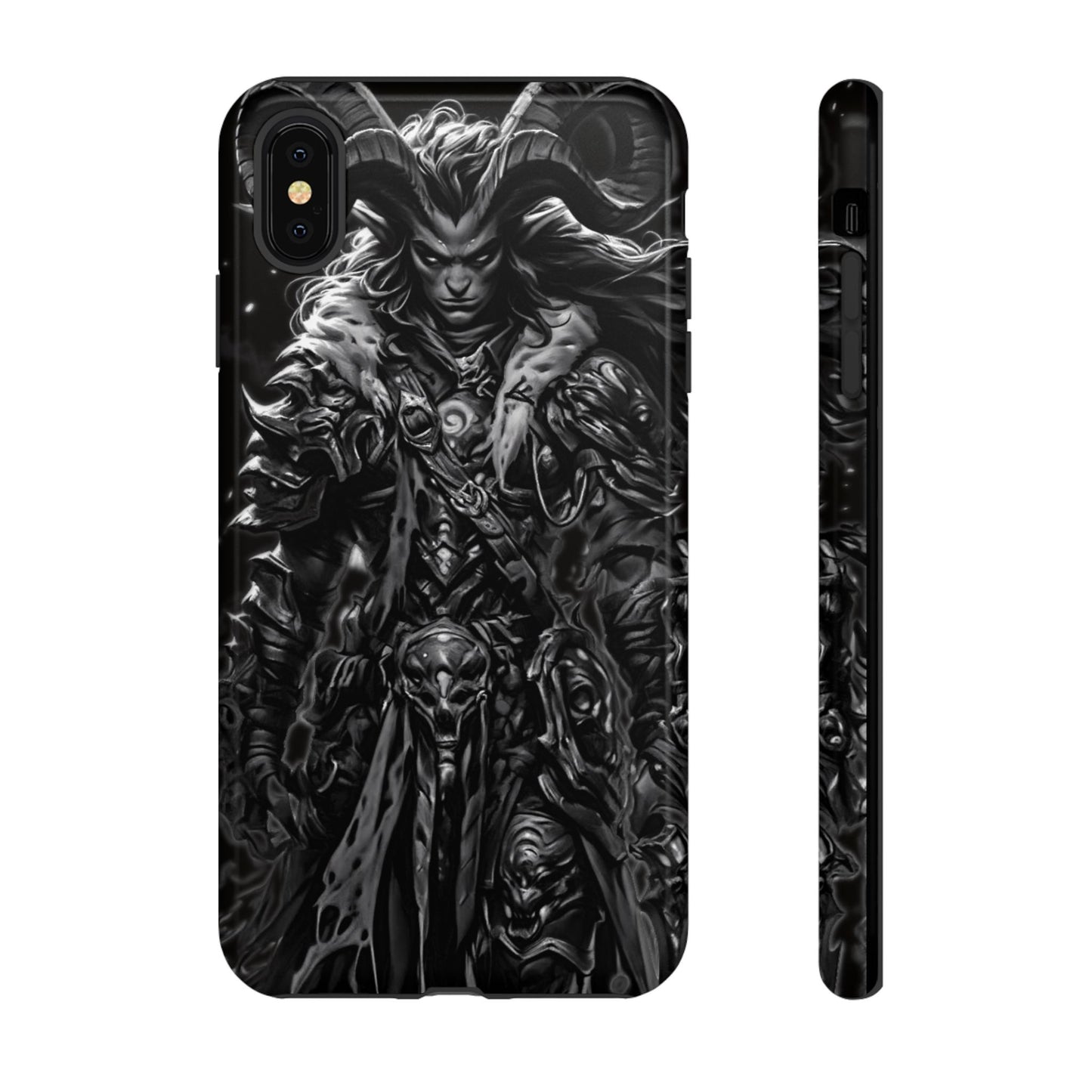 Large Horned Man Tough Phone Case