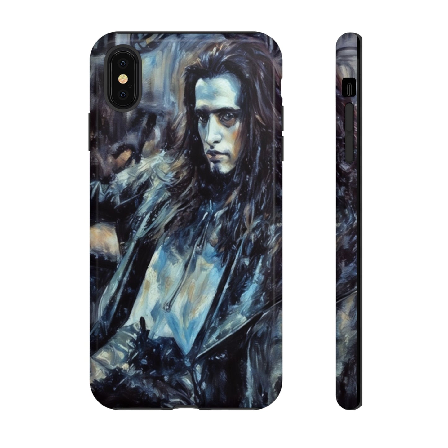 Enigmatic Goth Man Tough Phone Case