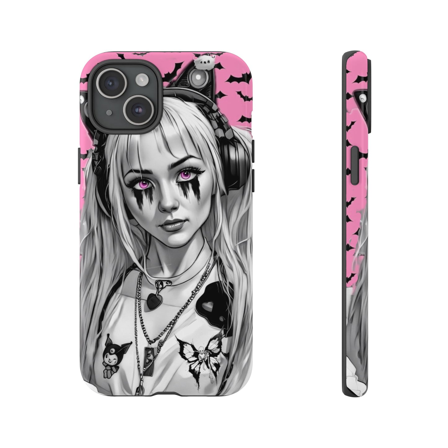 Gothic Kitty Tough Phone Case