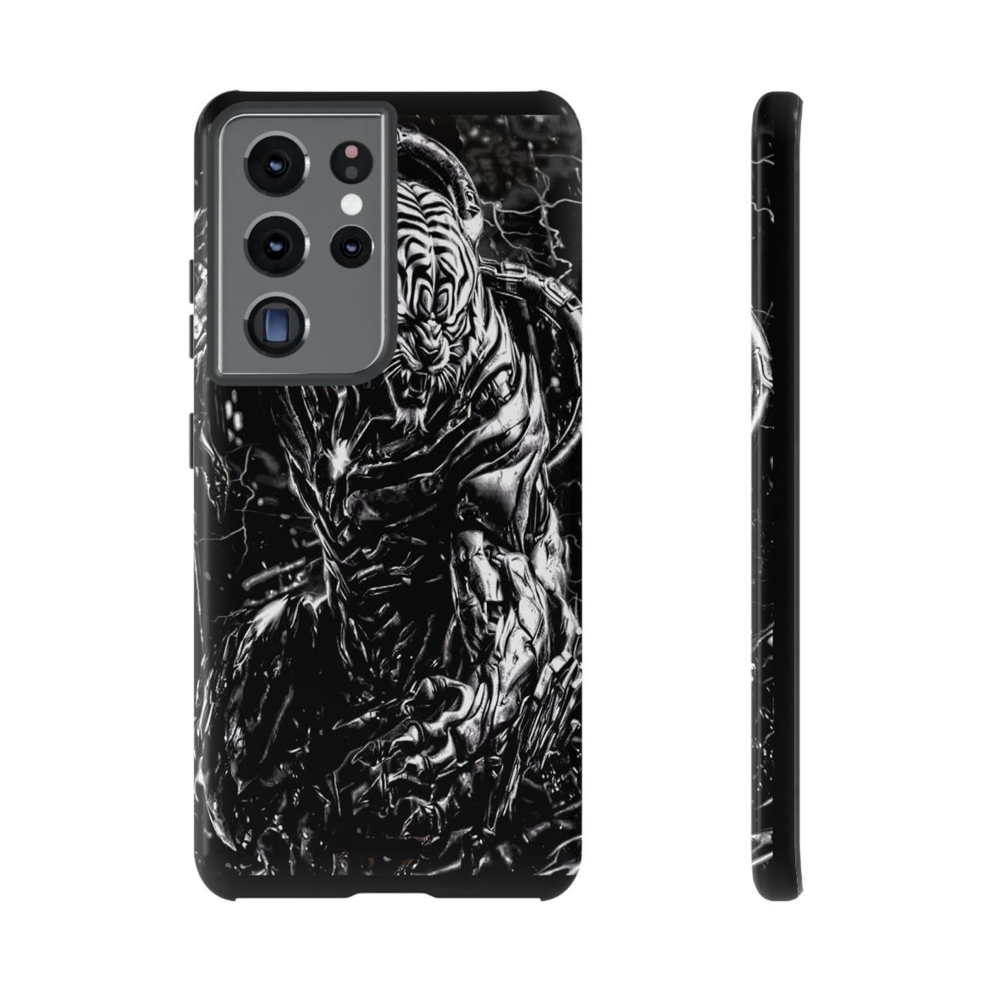 Cyborg Tiger Tough Phone Case