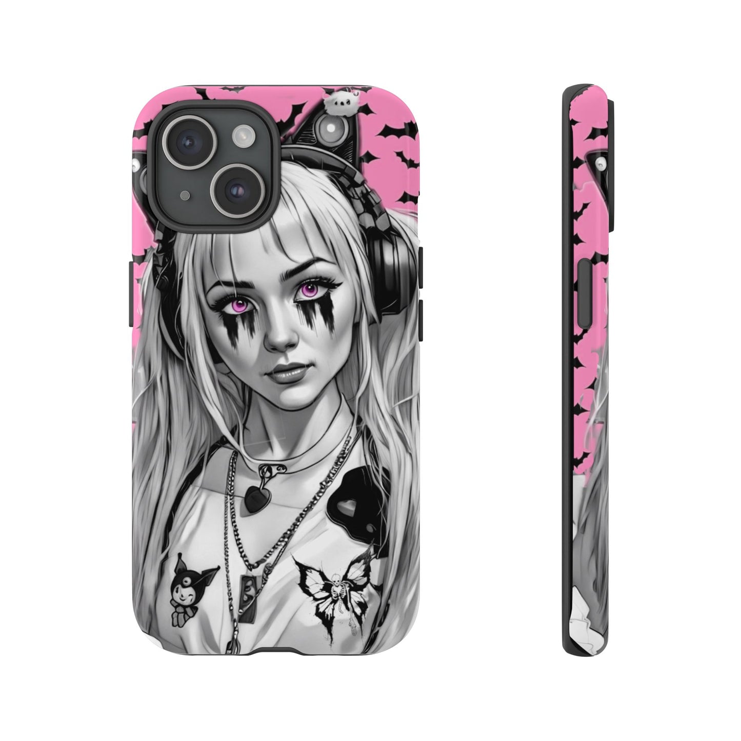 Gothic Kitty Tough Phone Case