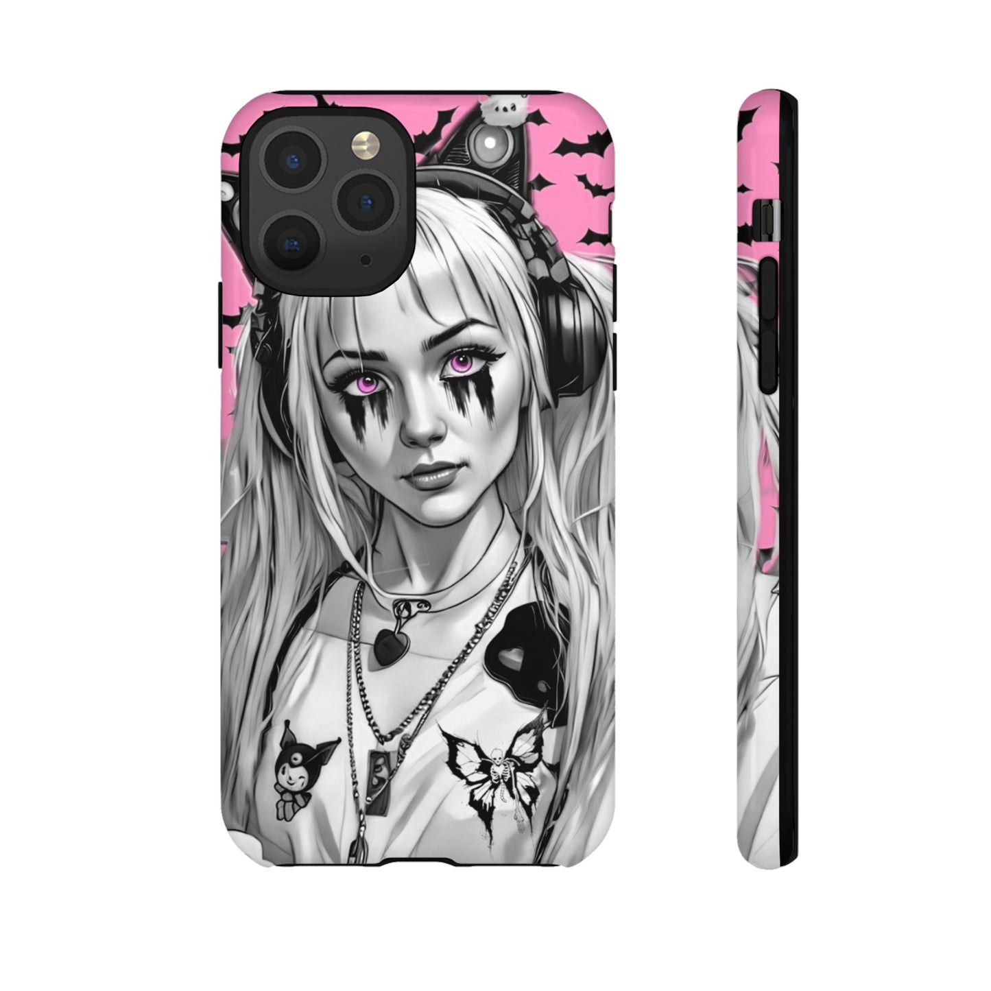 Gothic Kitty Tough Phone Case