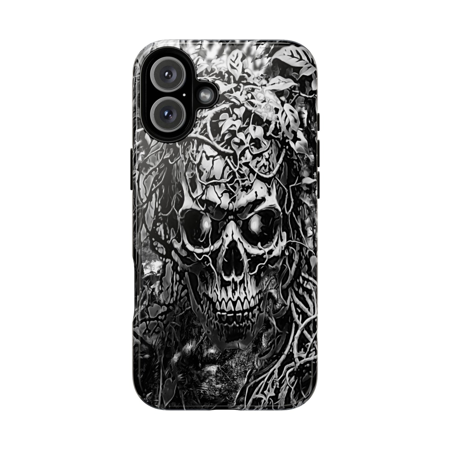 Crawling Vines Skull Tough Phone Case