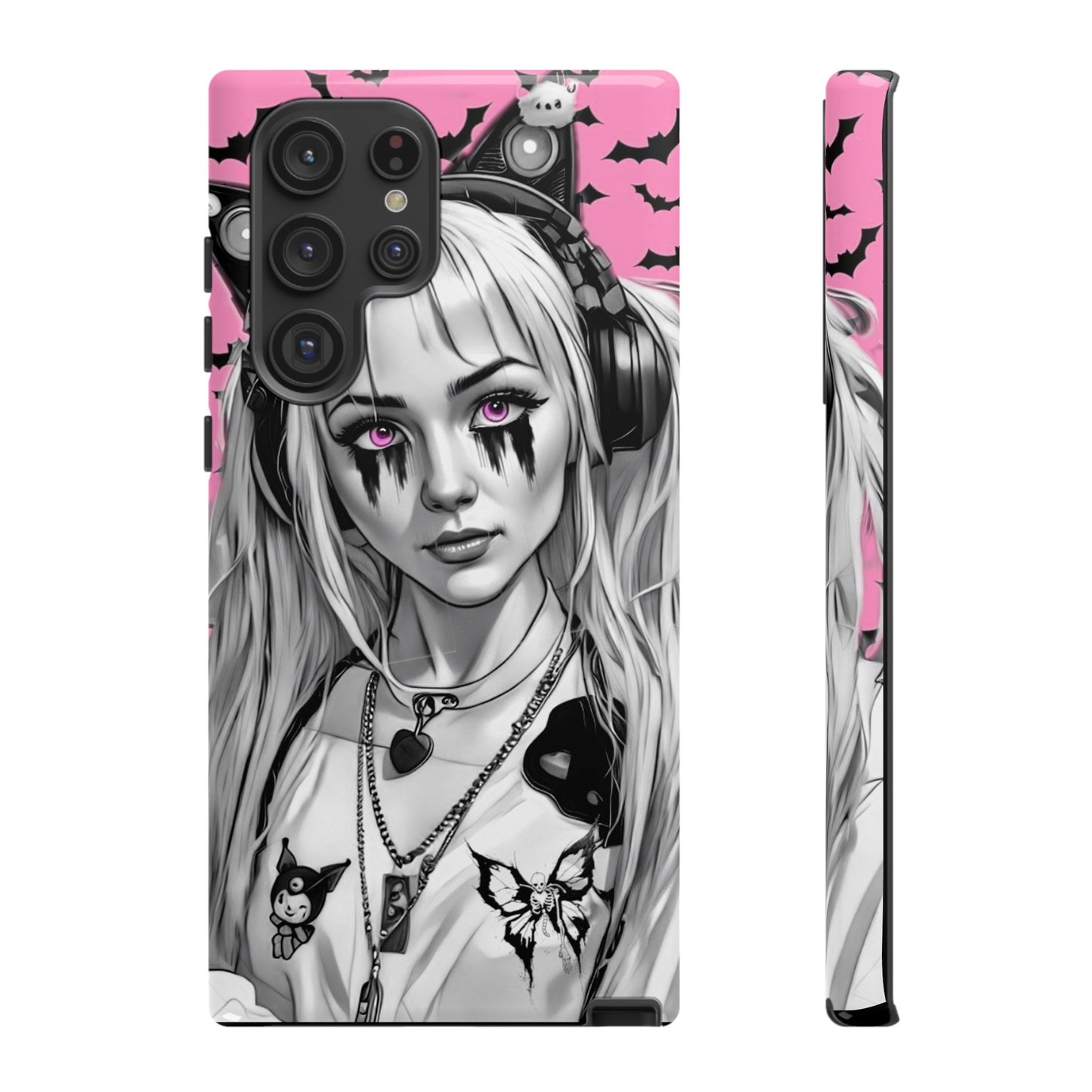 Gothic Kitty Tough Phone Case