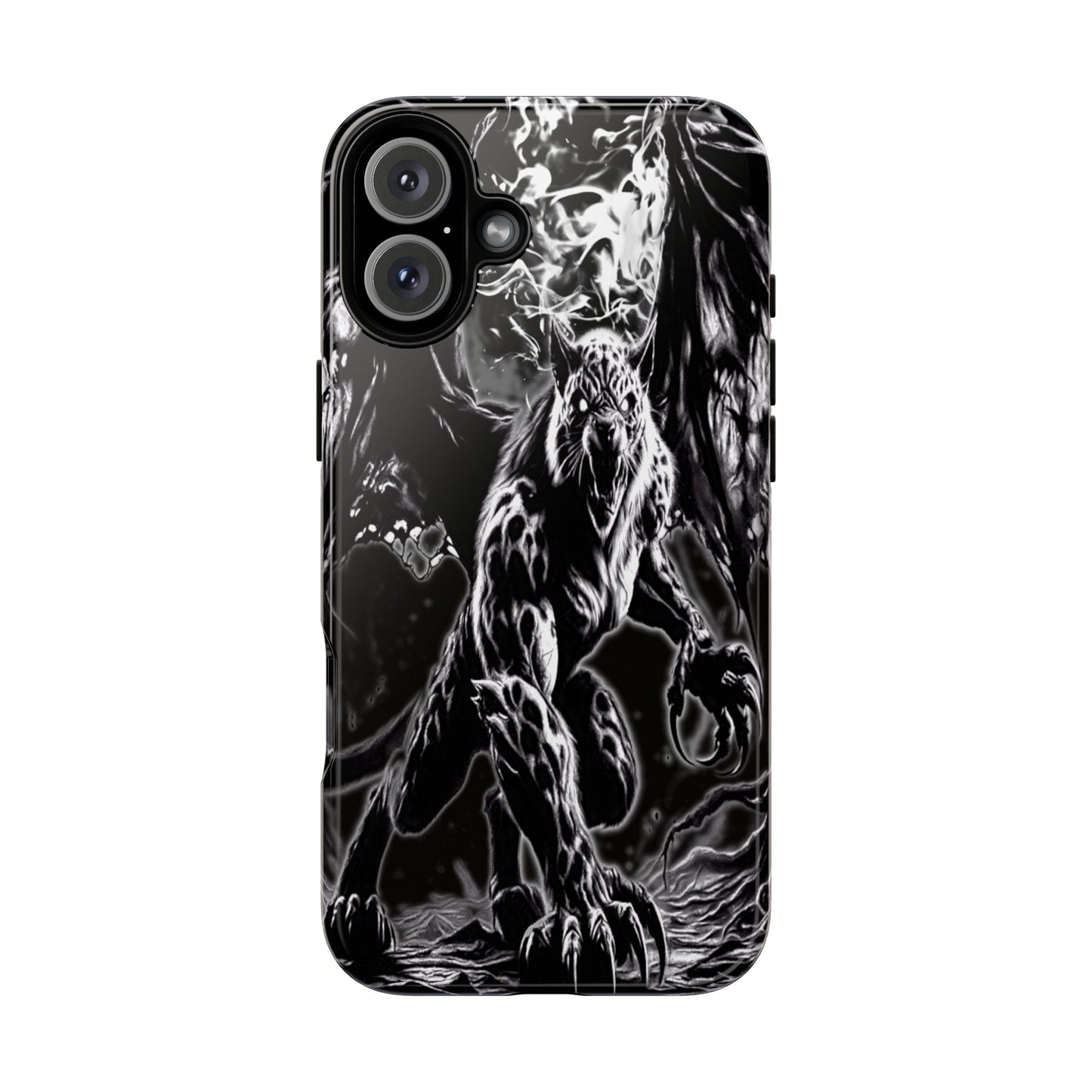 Winged Tiger Tough Phone Case