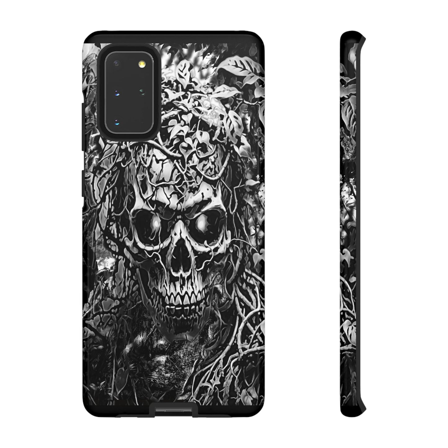 Crawling Vines Skull Tough Phone Case