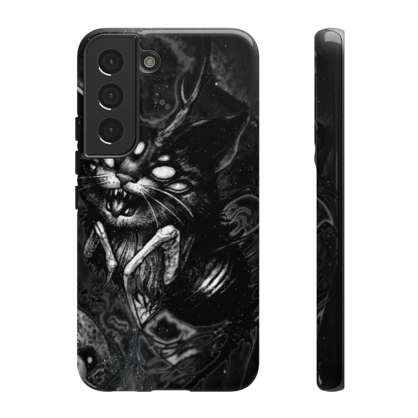 Scarey Cat Creature Tough Phone Case