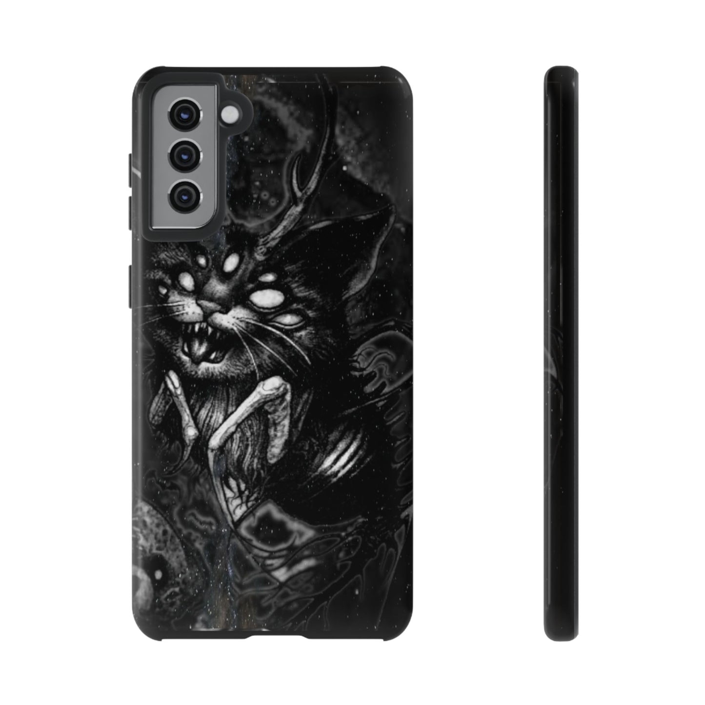 Scarey Cat Creature Tough Phone Case