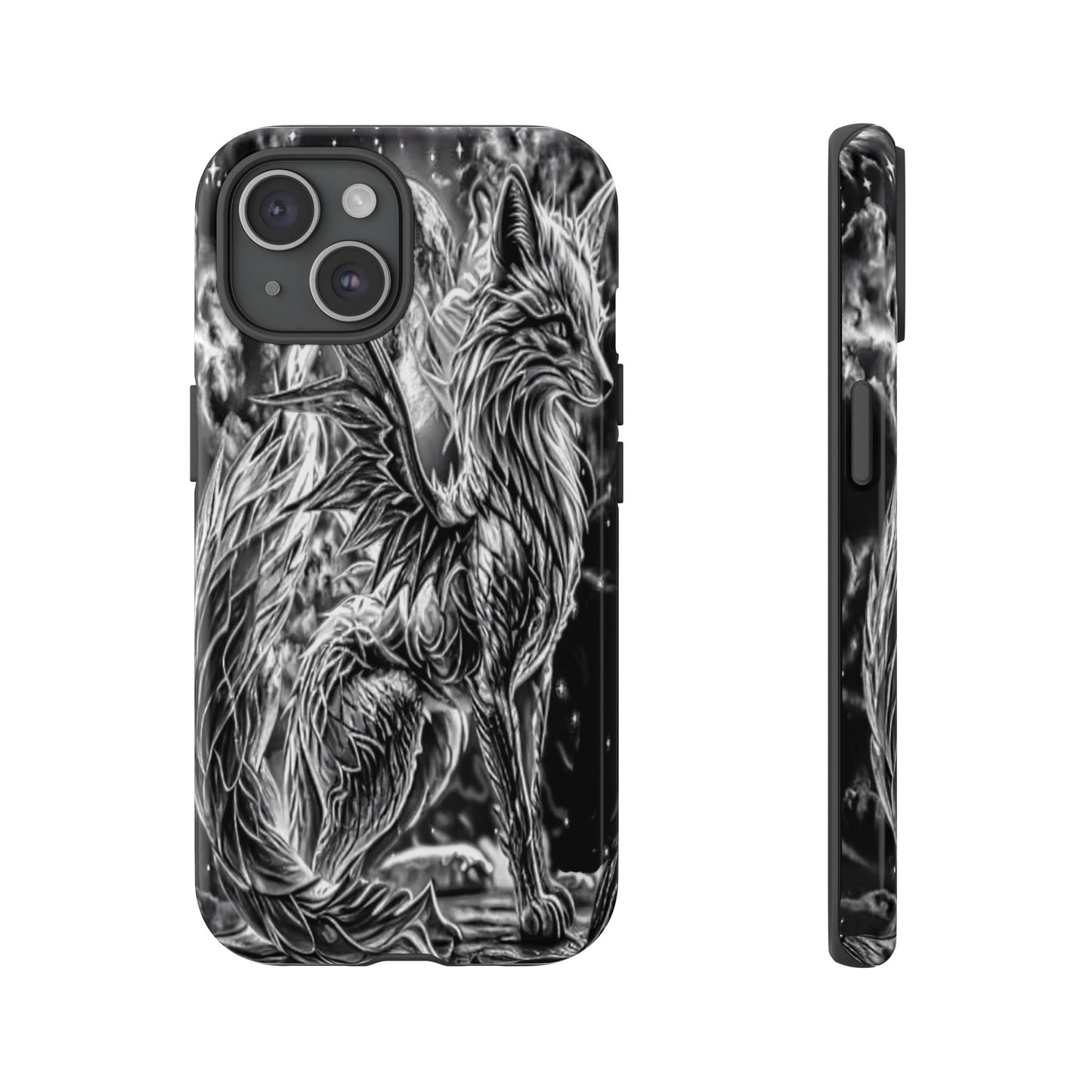 Winged Fox Tough Phone Case