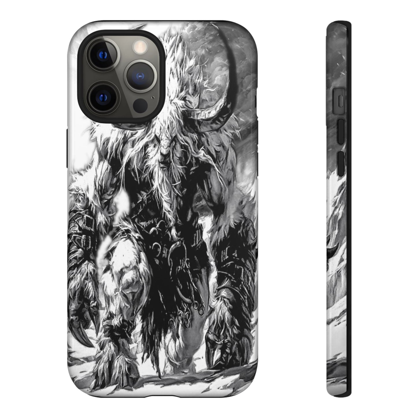 Snow Mountain Creature Tough Phone Case