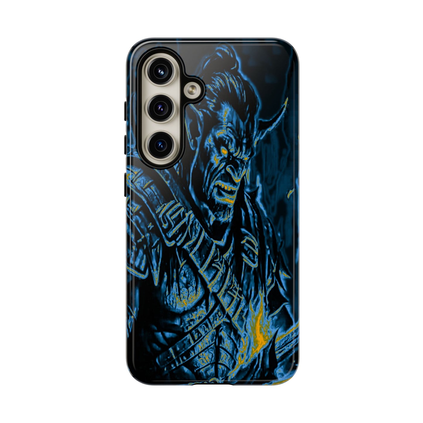 Orc With Flames Tough Phone Case