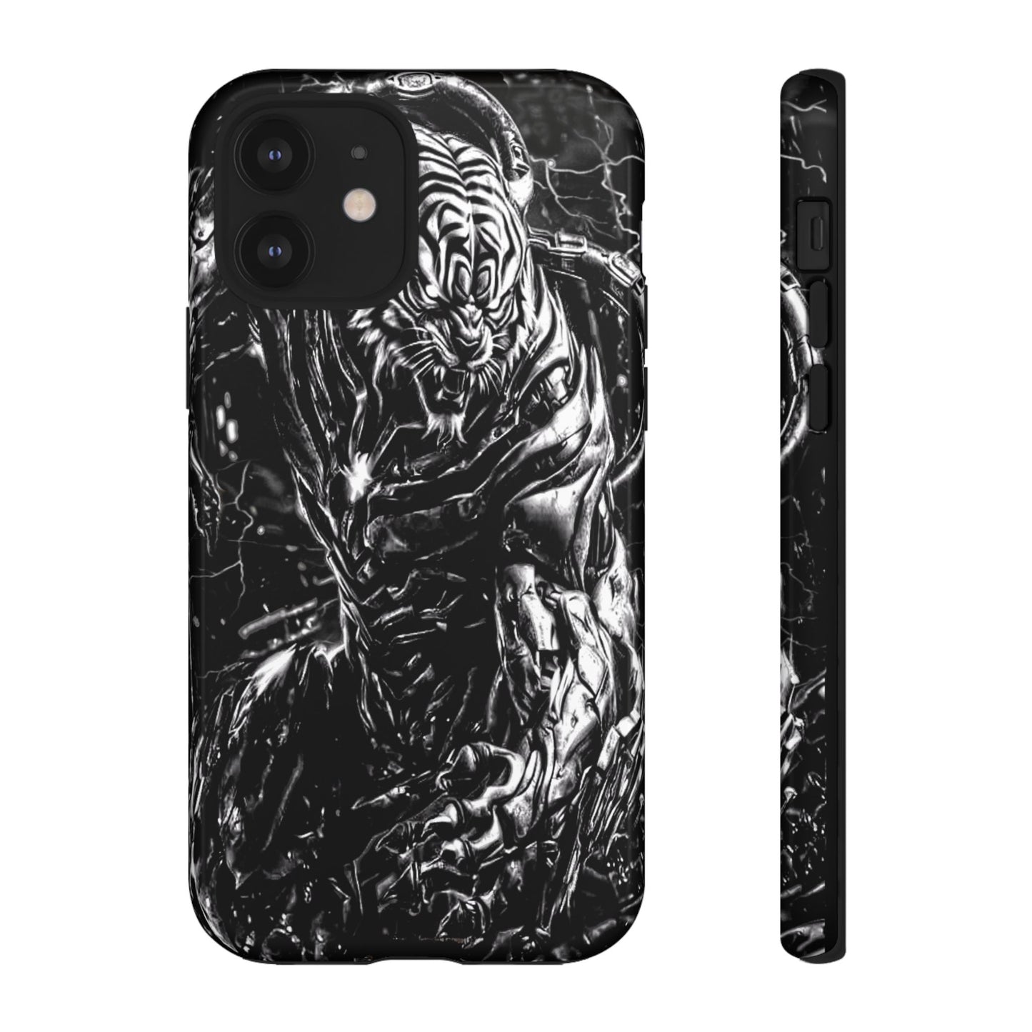 Cyborg Tiger Tough Phone Case