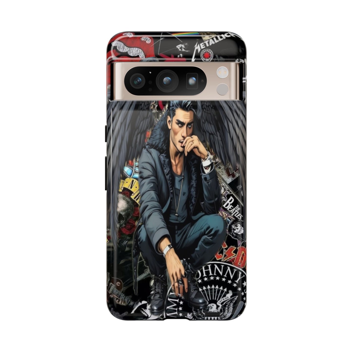 Male Music Angel Tough Phone Case