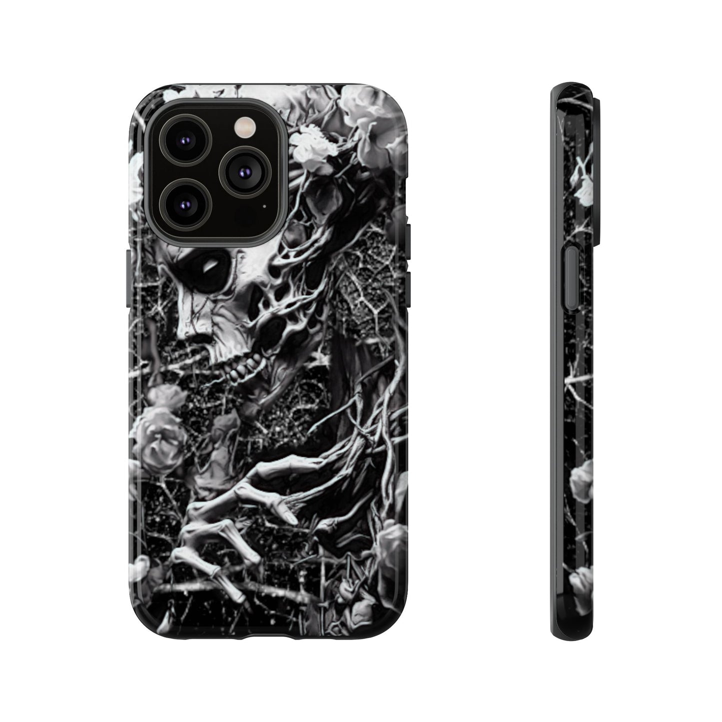 Vines Skull Face Tough Phone Case