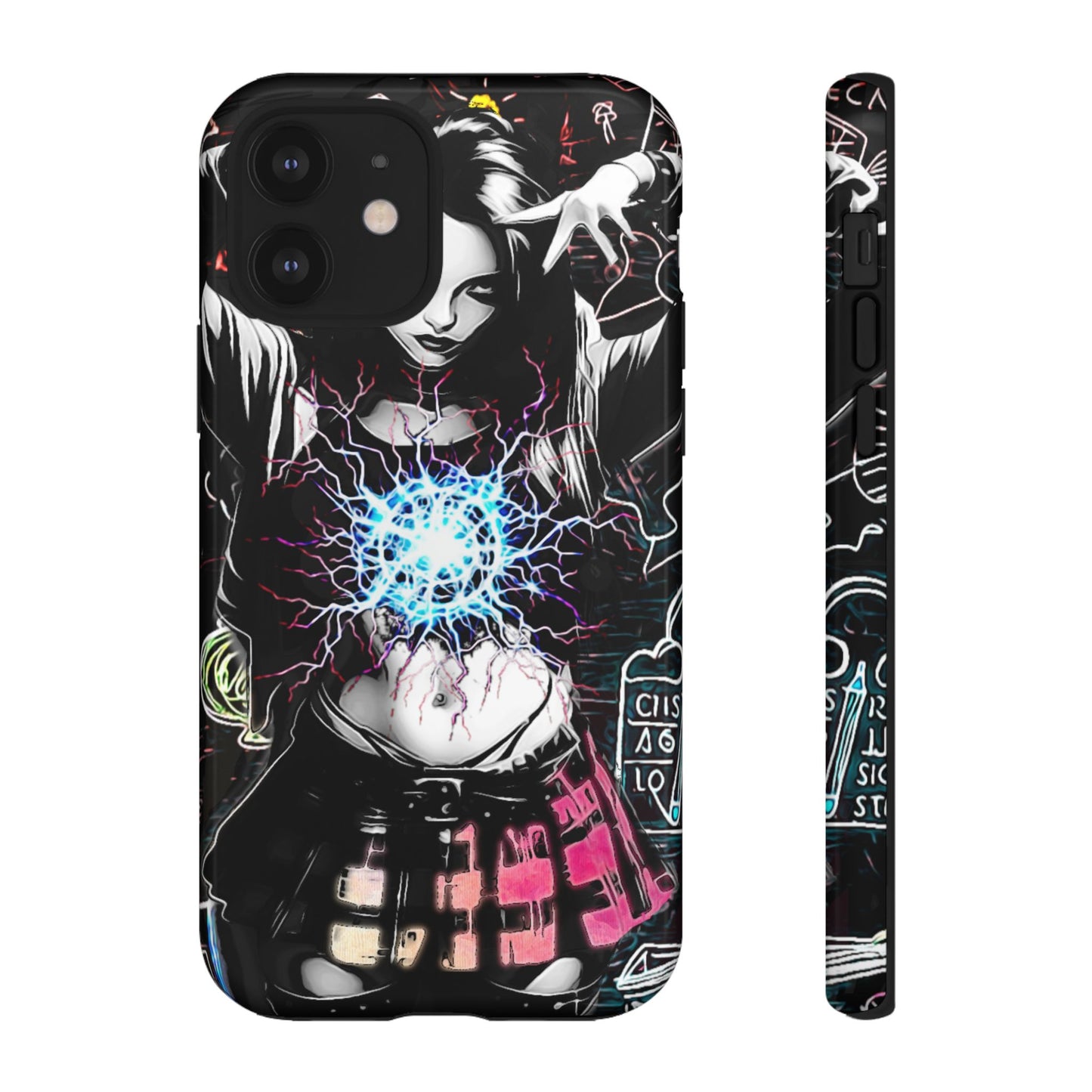 School Girl Lightning Orb Tough Phone Case