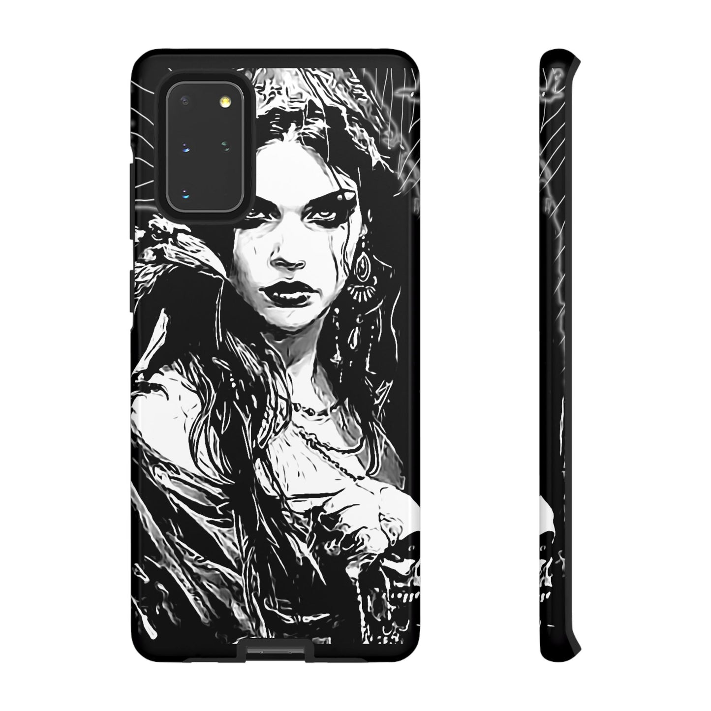 Raven Girl Tough Phone Case