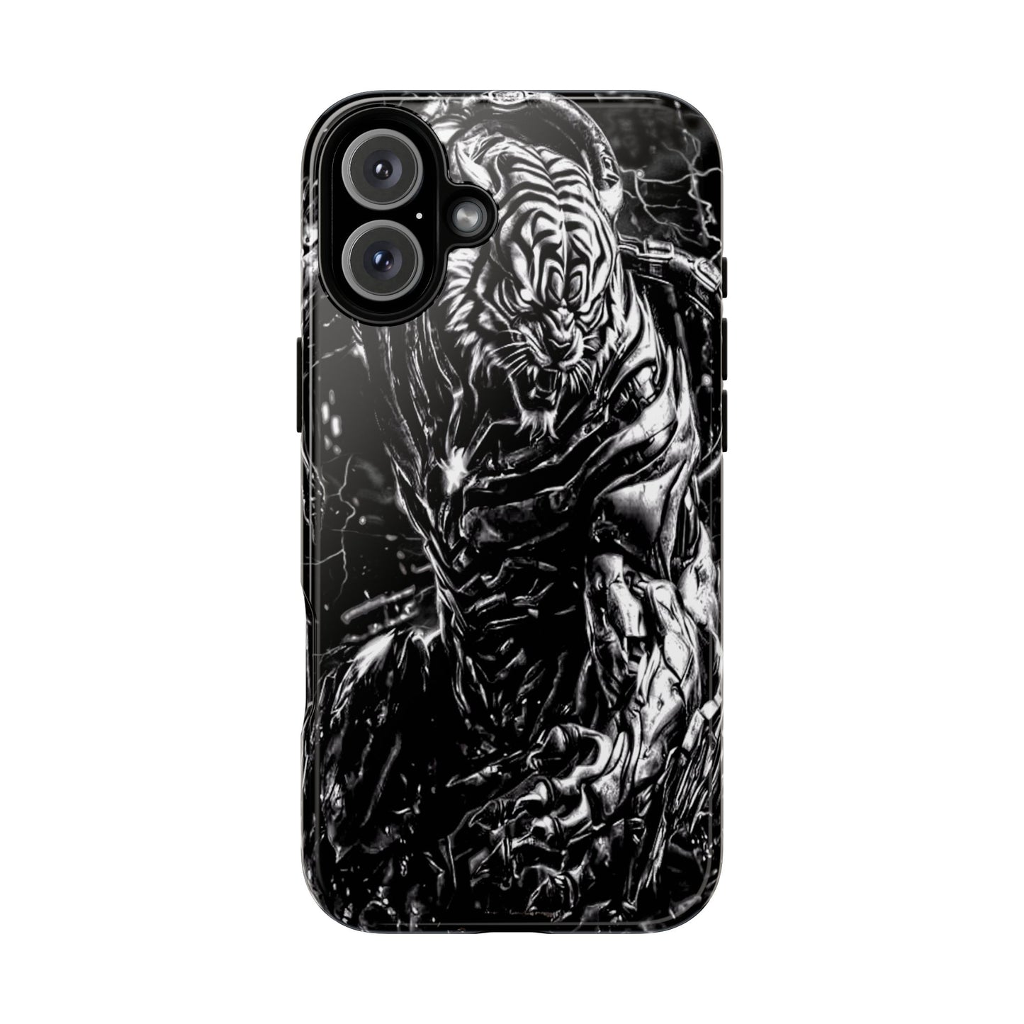 Cyborg Tiger Tough Phone Case