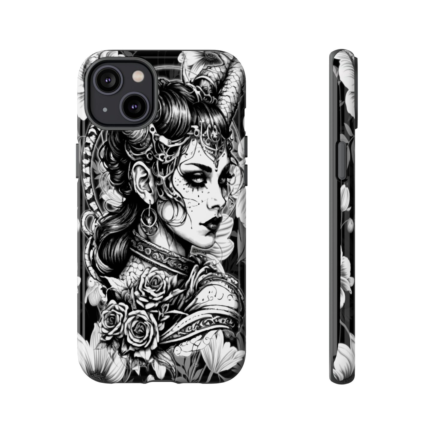 Goth Horned Queen Tough Phone Case