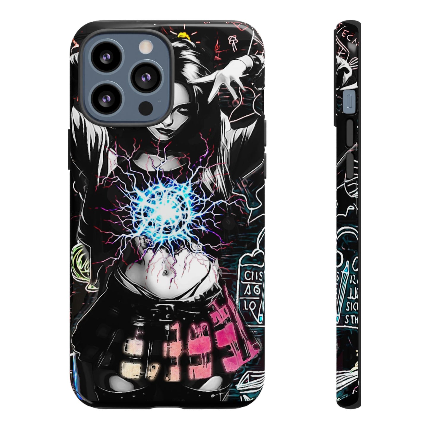 School Girl Lightning Orb Tough Phone Case