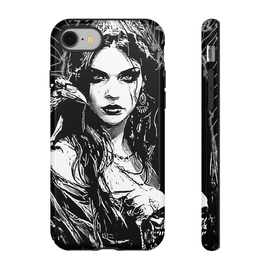 Raven Girl Tough Phone Case