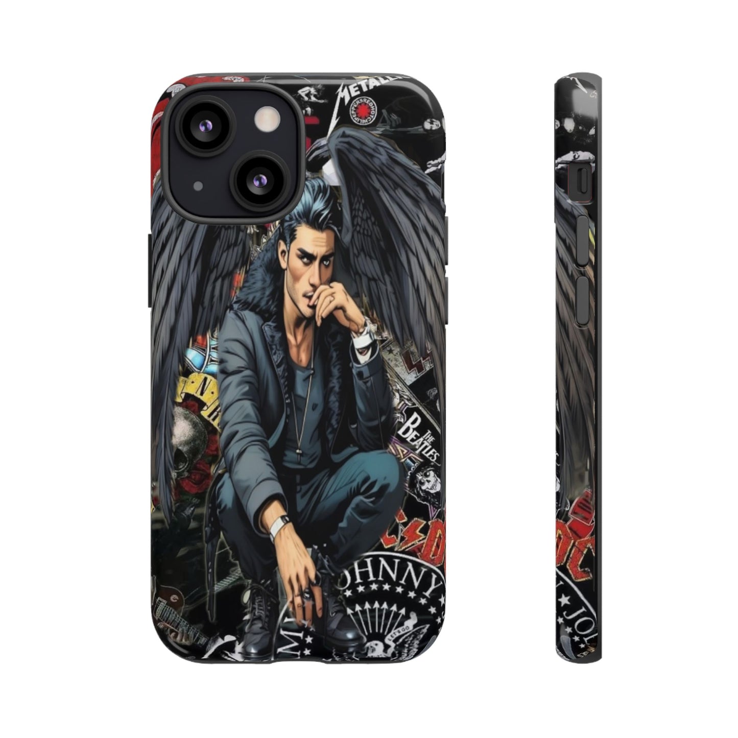 Male Music Angel Tough Phone Case