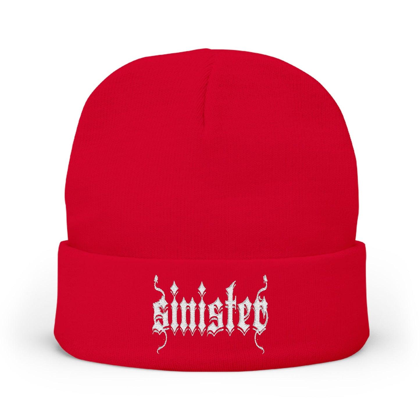 Sinister Headgear - Embroidered Knit Beanie