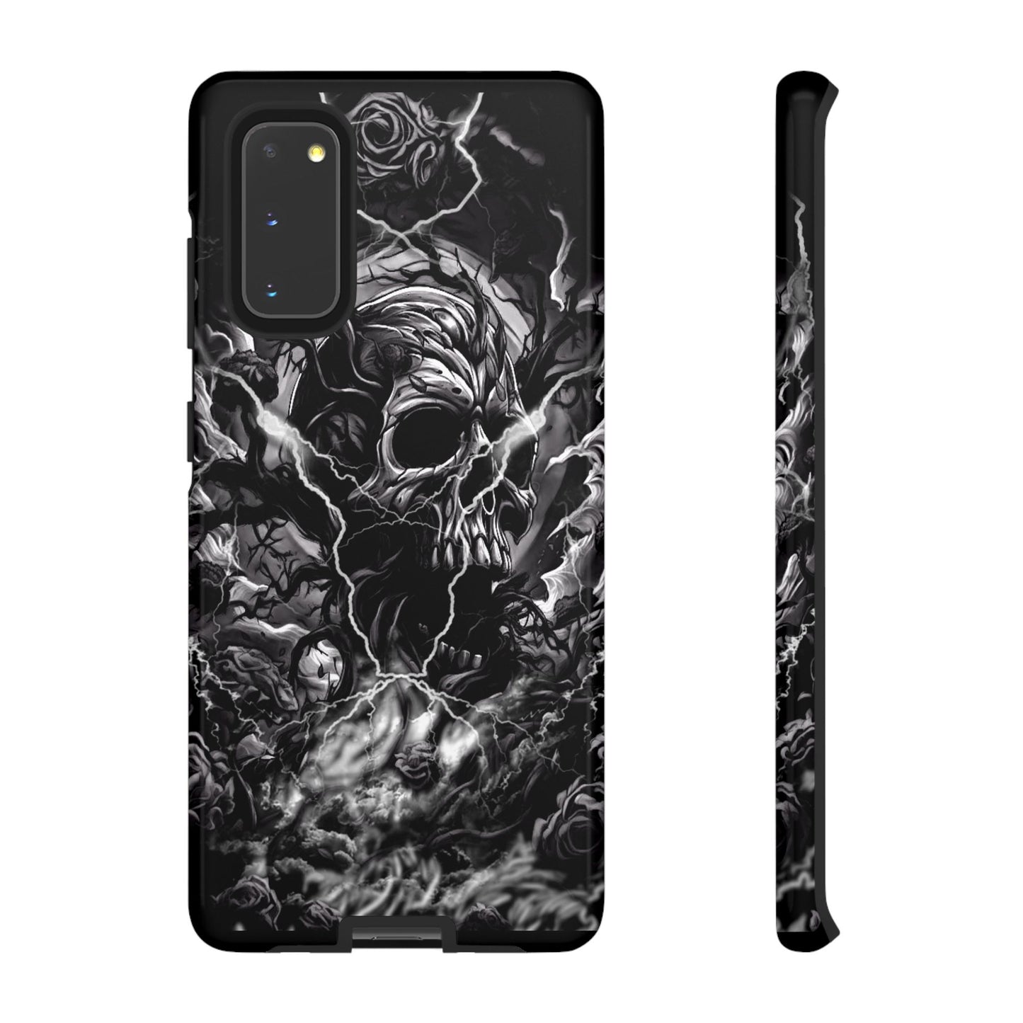 Skull Storm Tough Phone Case