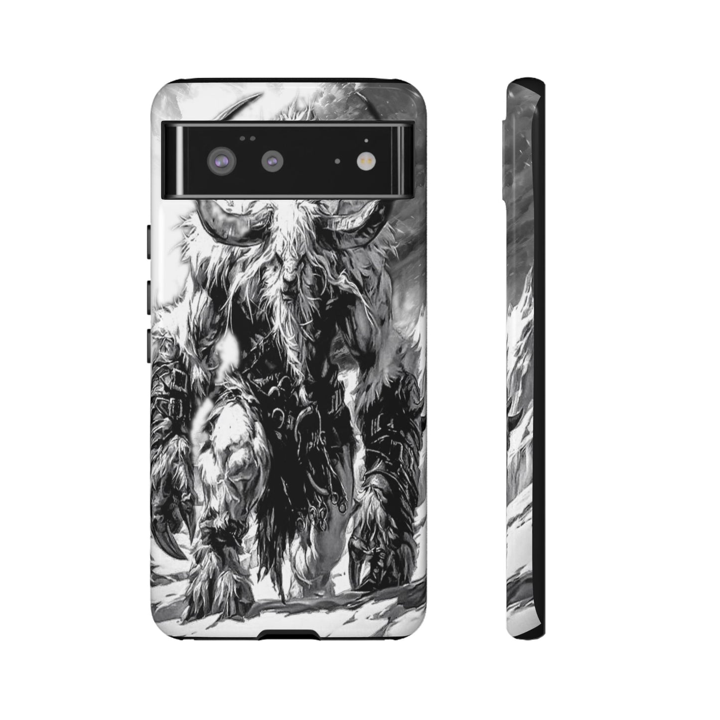 Snow Mountain Creature Tough Phone Case