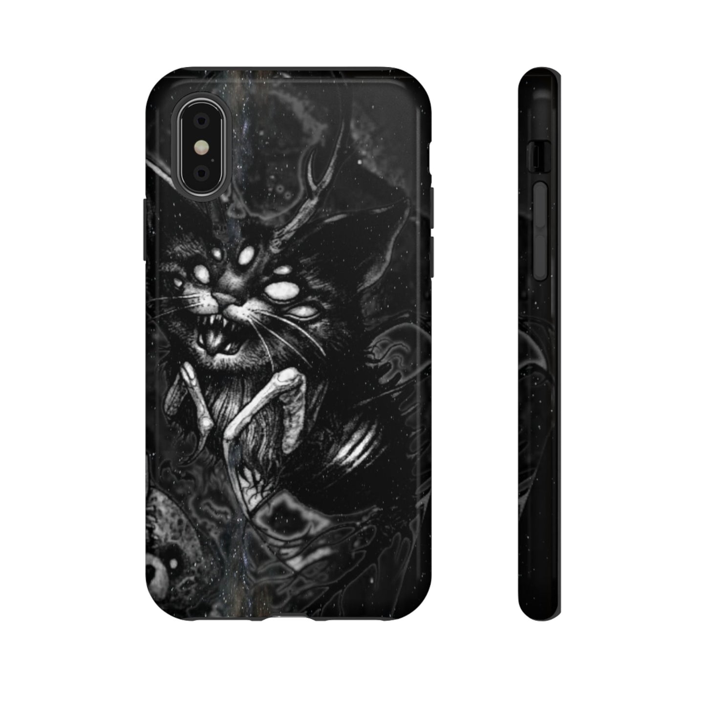 Scarey Cat Creature Tough Phone Case