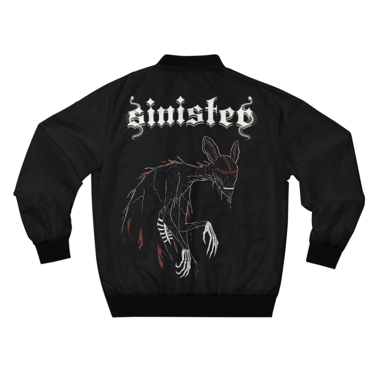Stitched Silence Bomber Jacket