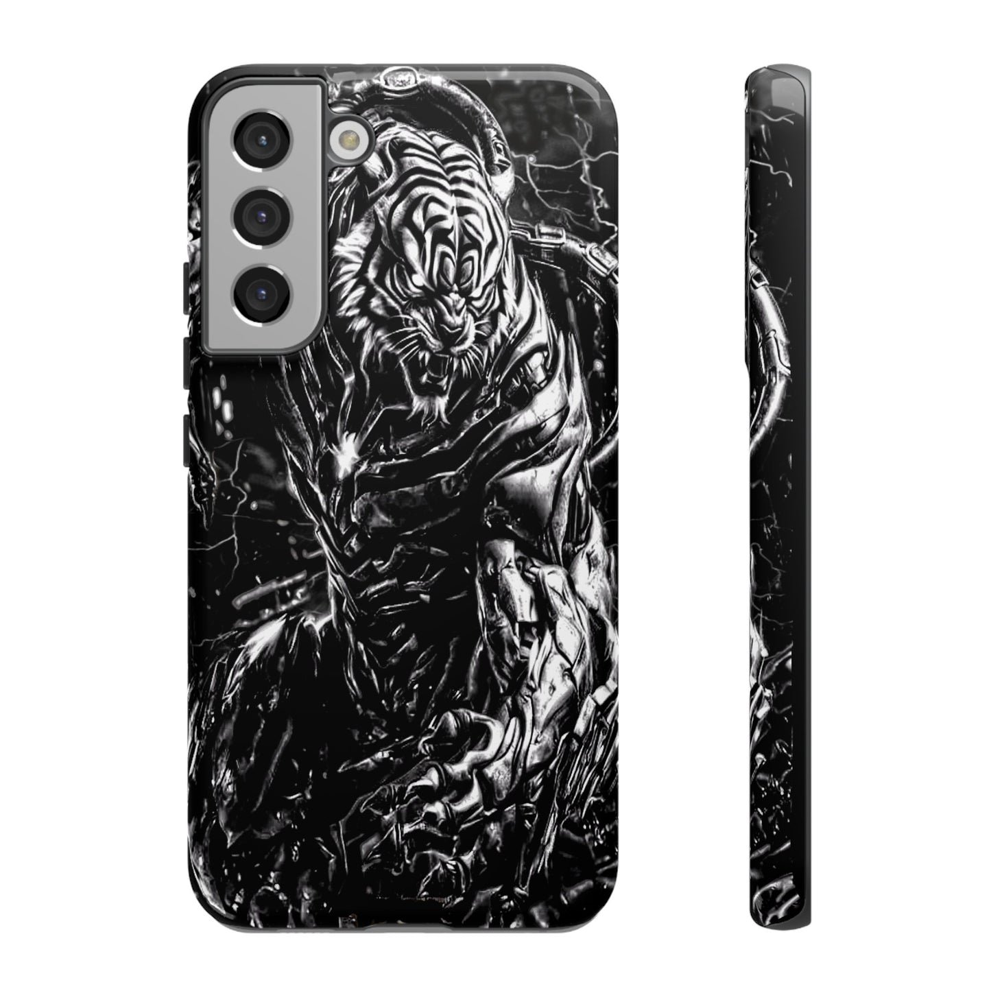 Cyborg Tiger Tough Phone Case