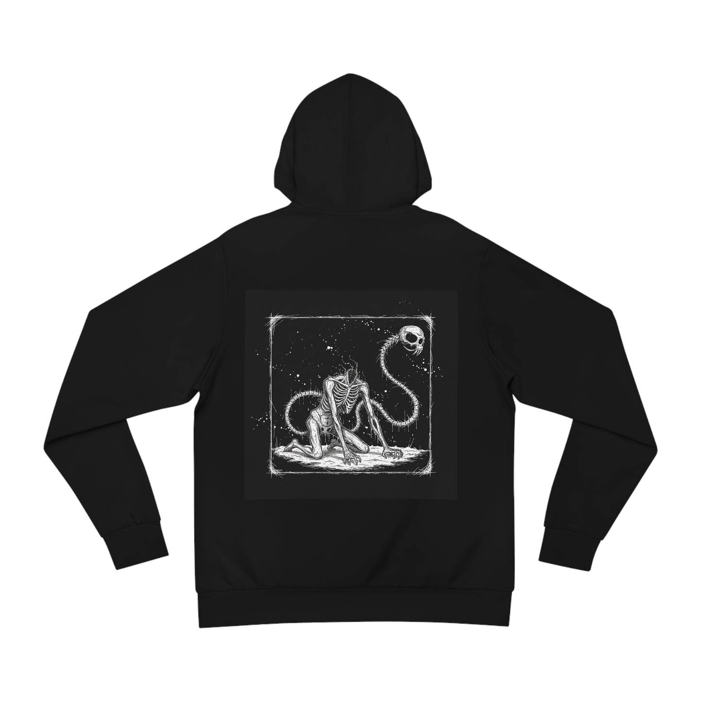 The Neck Stretch Hoodie (Logo Front/Artwork Back