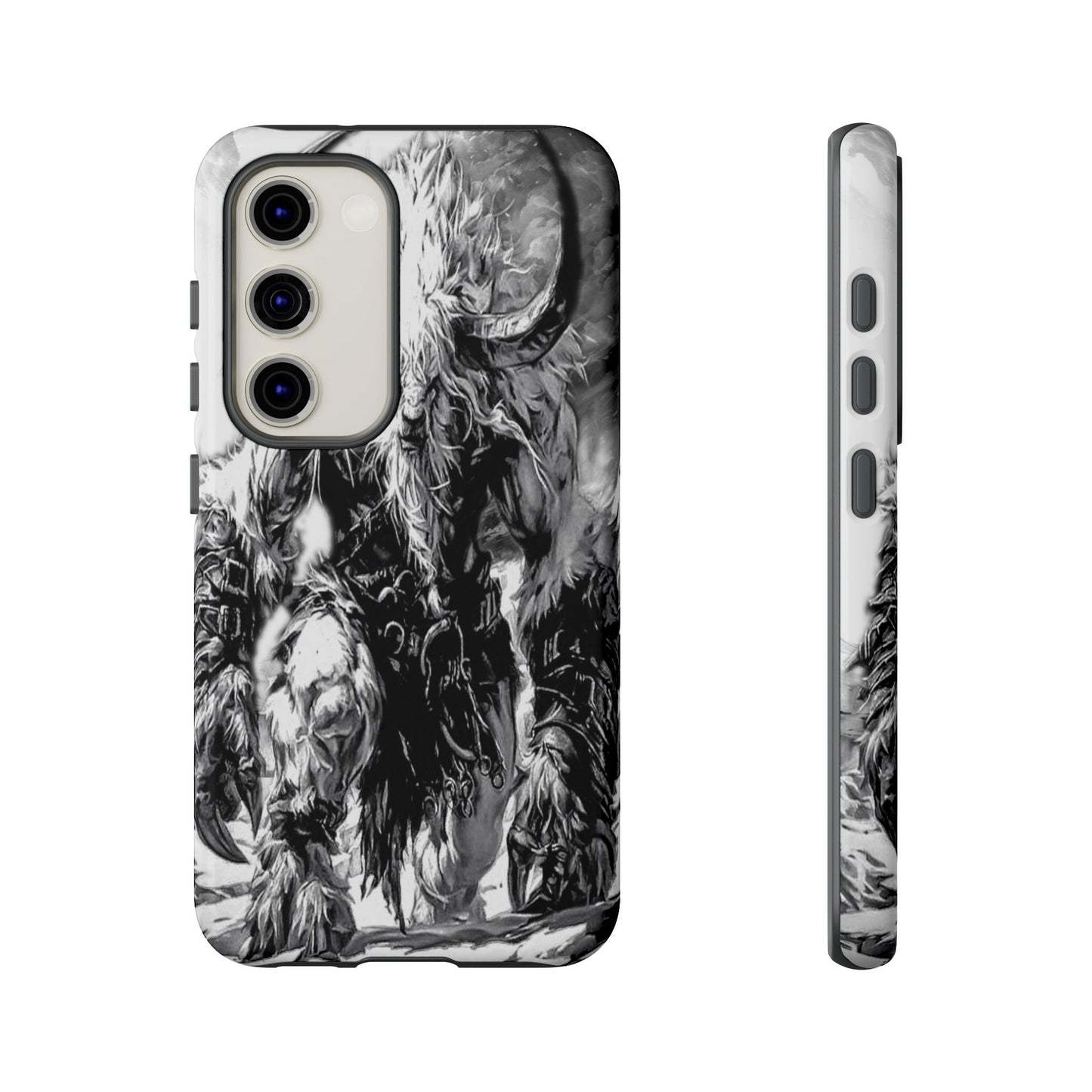 Snow Mountain Creature Tough Phone Case