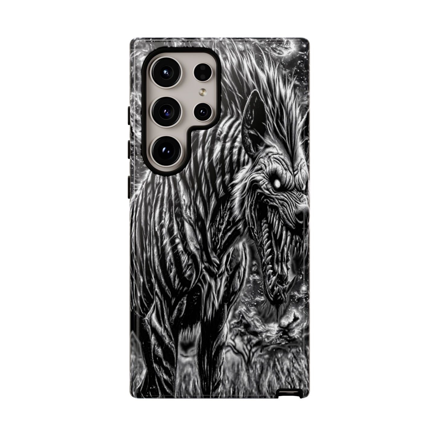 Snarling Hyena Tough Phone Case