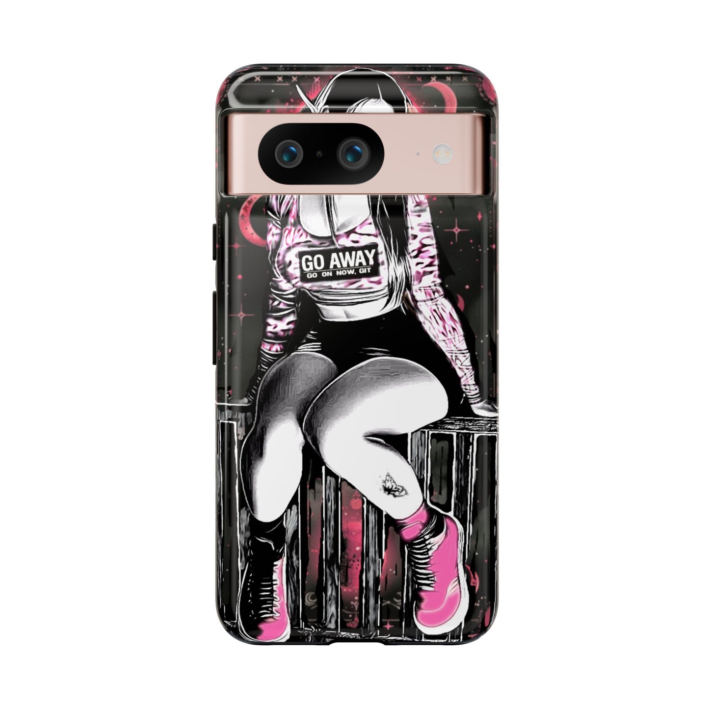 Go Away Girl Tough Phone Case