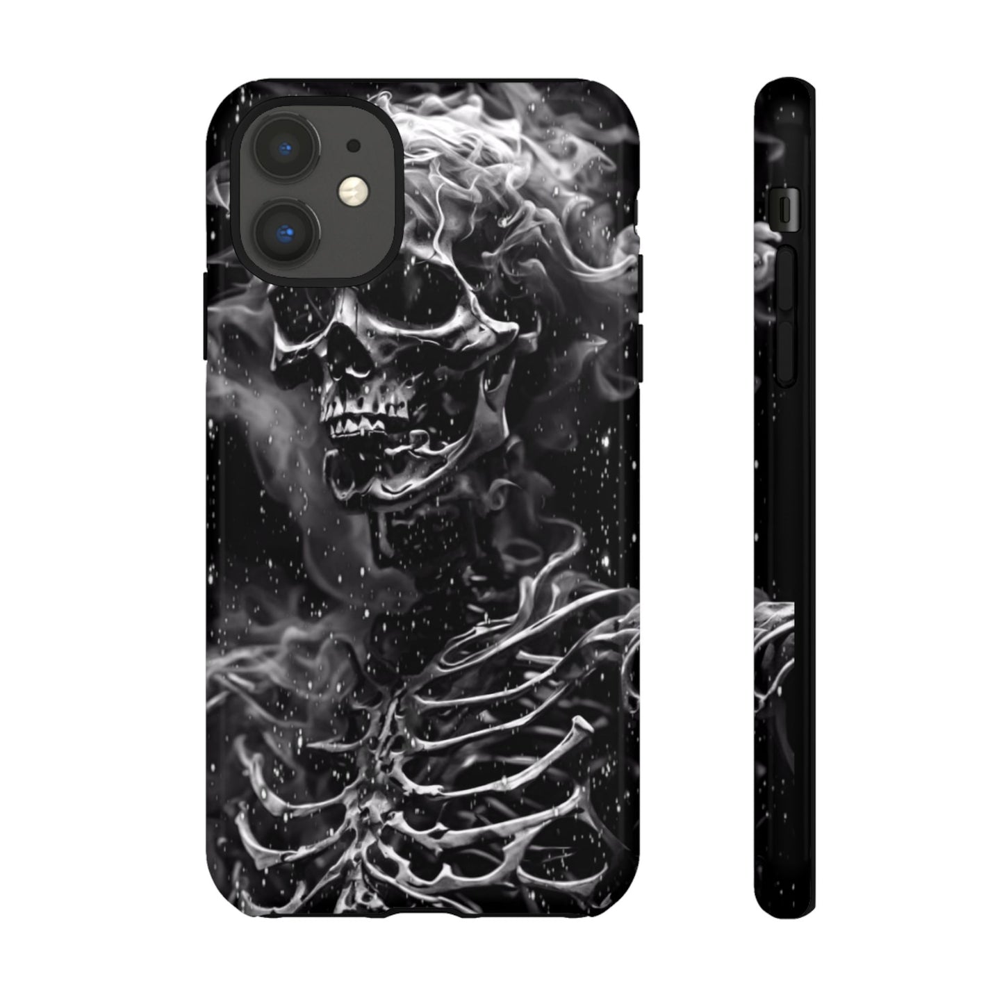 Skeleton On Fire Tough Phone Case