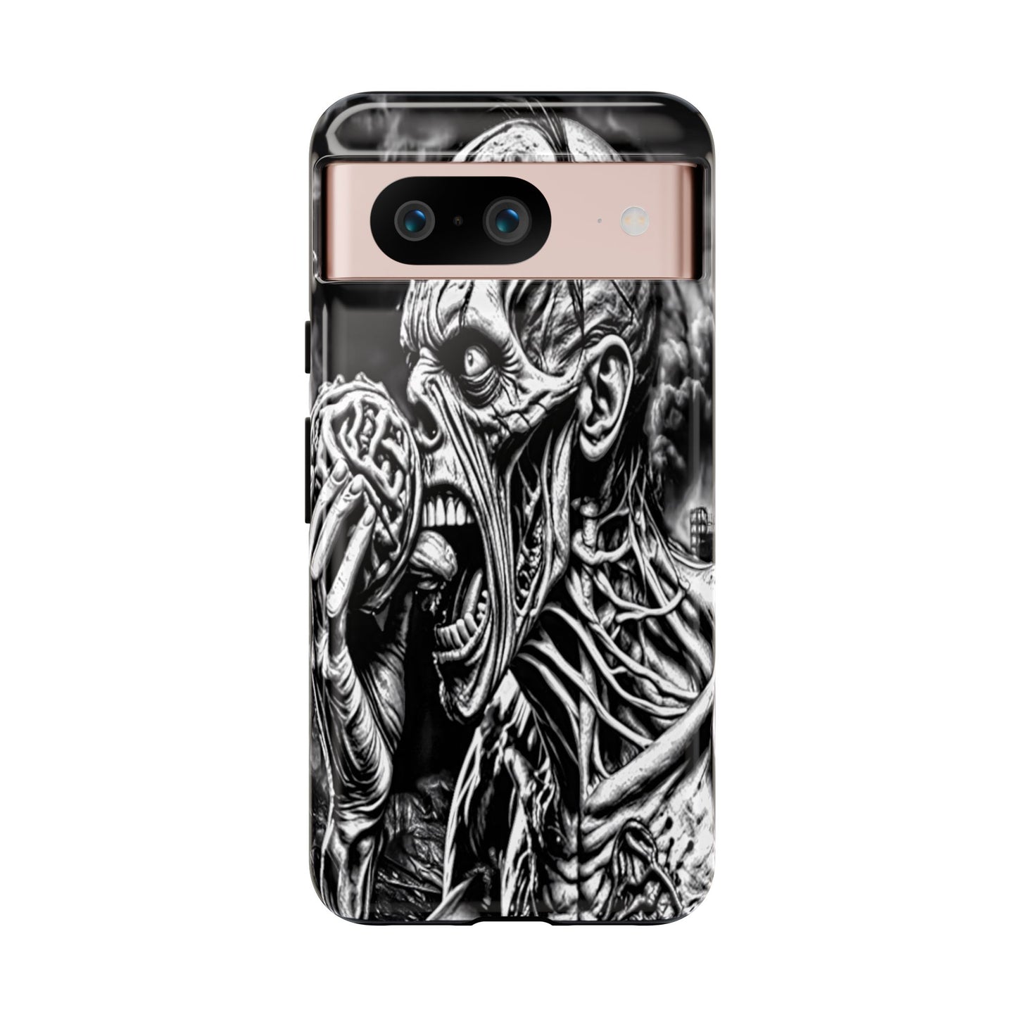 Zombie Eating Brains Tough Phone Case