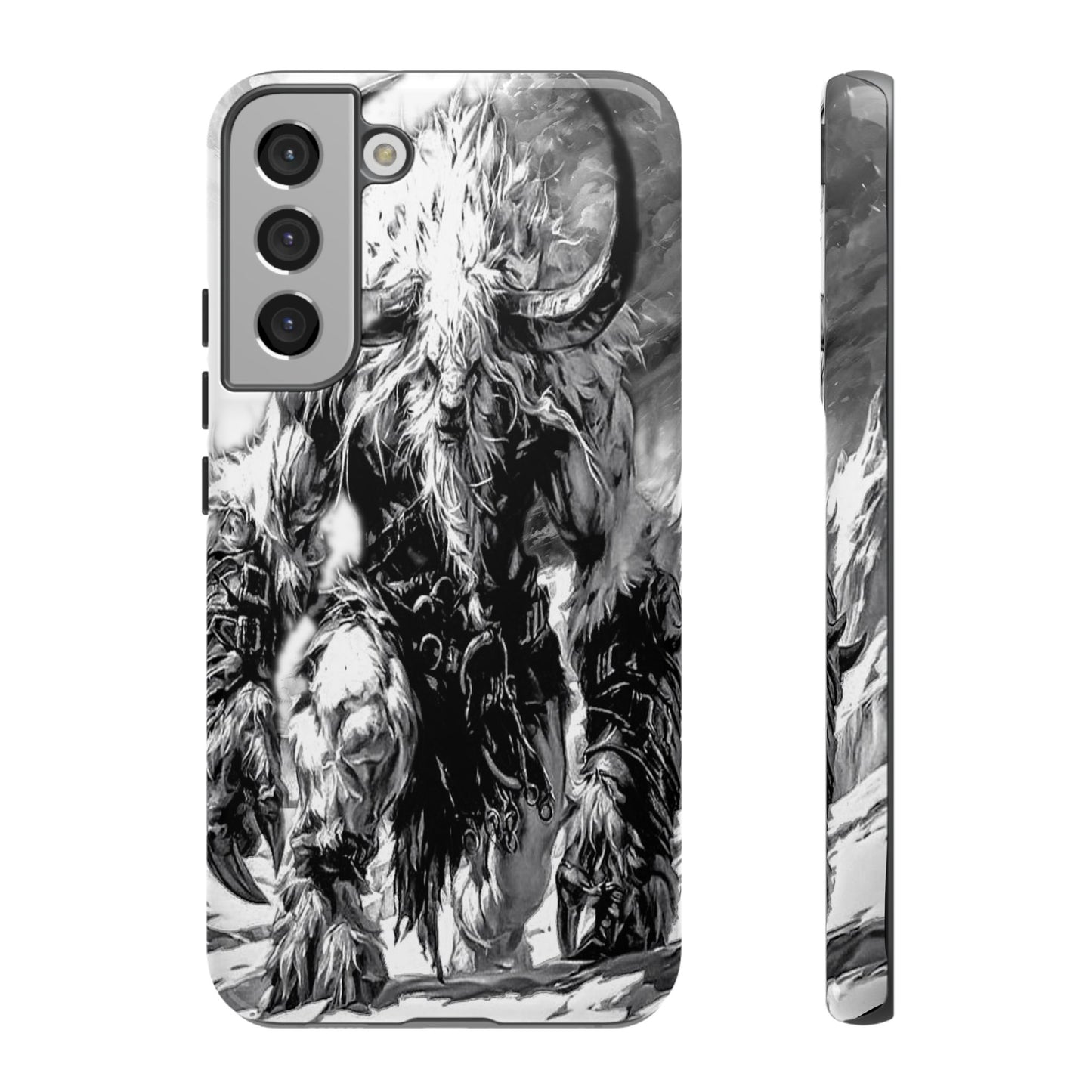 Snow Mountain Creature Tough Phone Case