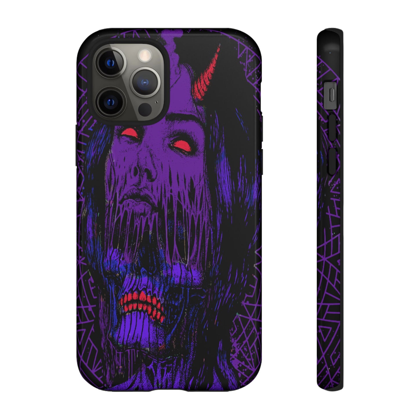 Melting Devil Girl Face Tough Phone Case