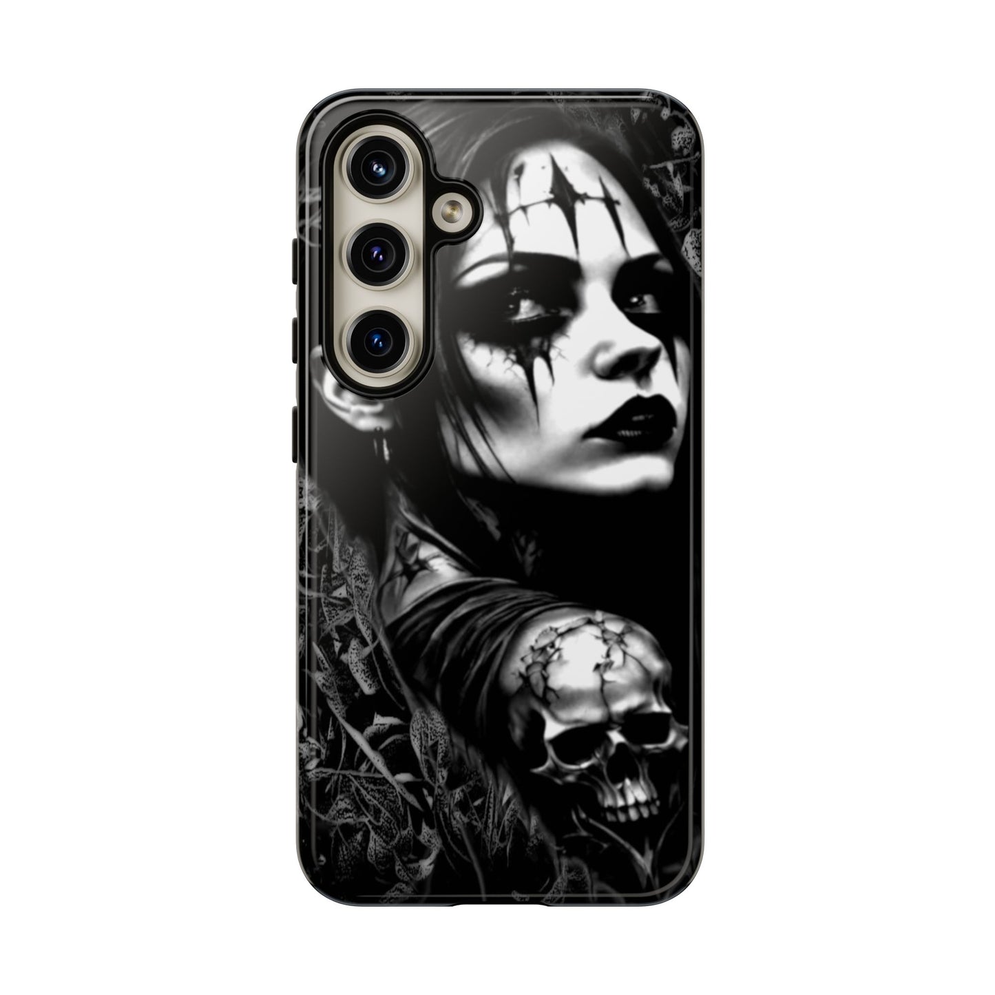 Mysterious Goth Girl Tough Phone Case