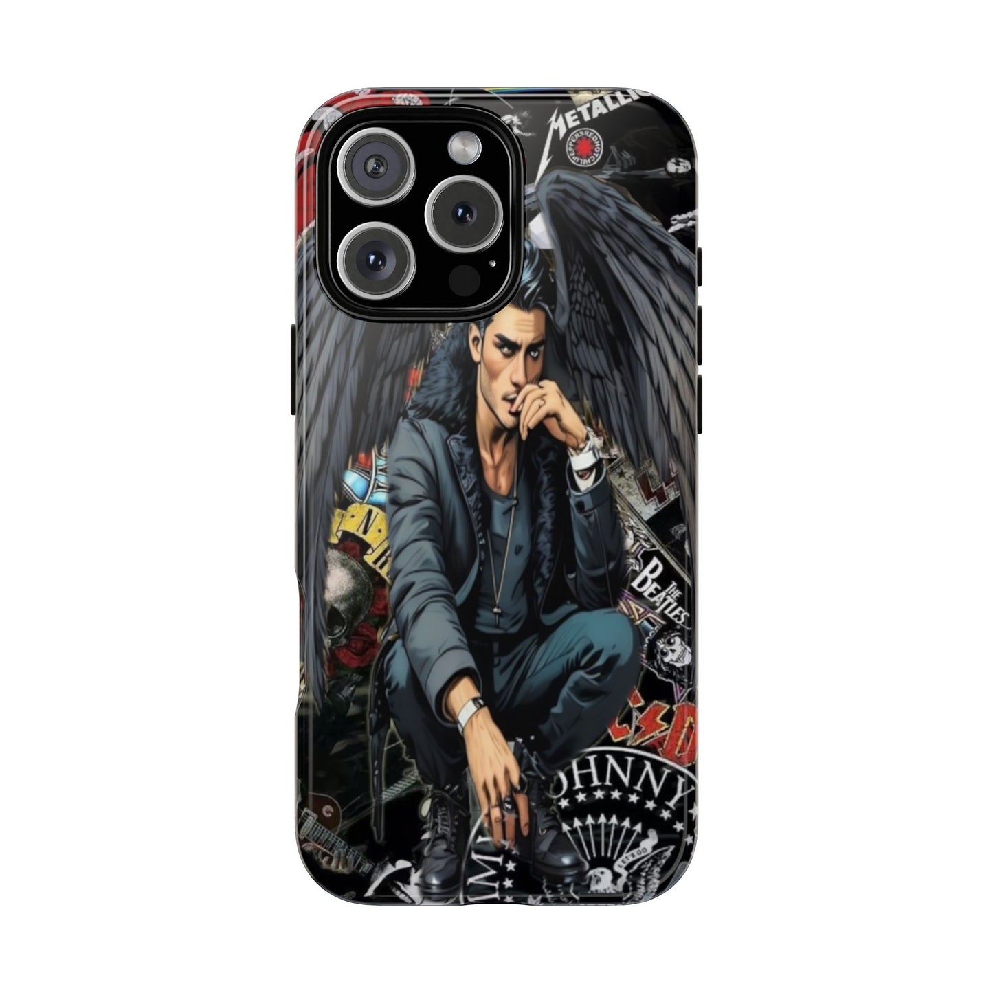 Male Music Angel Tough Phone Case