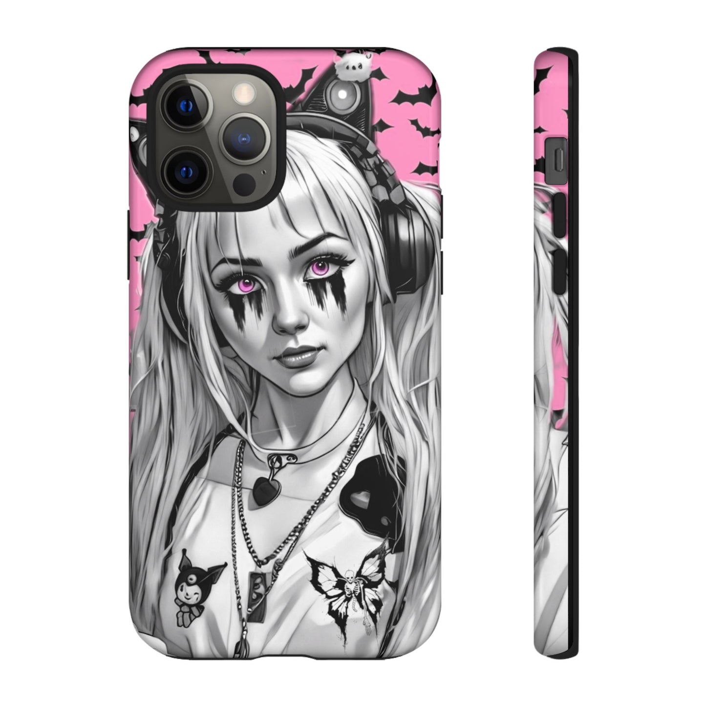 Gothic Kitty Tough Phone Case