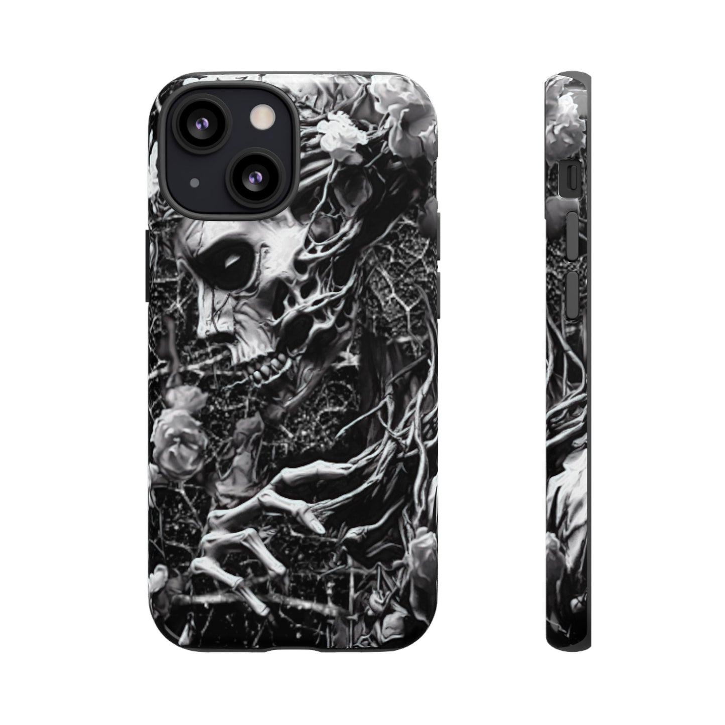 Vines Skull Face Tough Phone Case